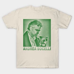 andrea bocelli - green solid style T-Shirt